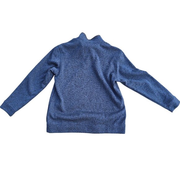 Eddie Bauer Mens Radiator Fleece Snap-Front Pullover XL Blue Heather - Picture 2 of 4